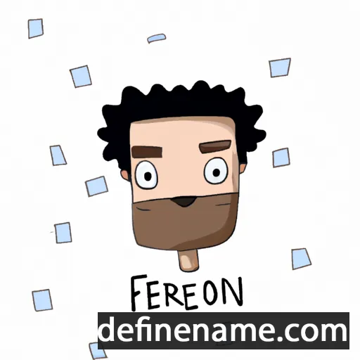 cartoon of the name Feron