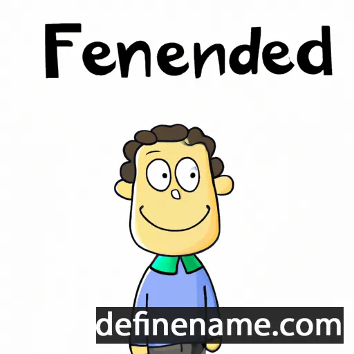 cartoon of the name Ferrand