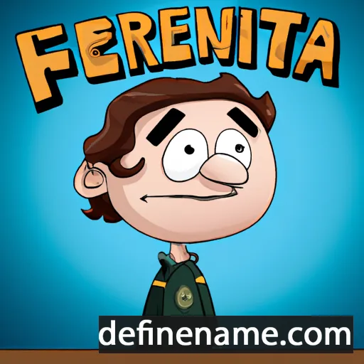 cartoon of the name Ferrante