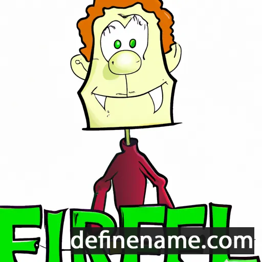 cartoon of the name Ferrell