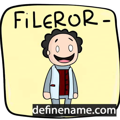 cartoon of the name Ferriol