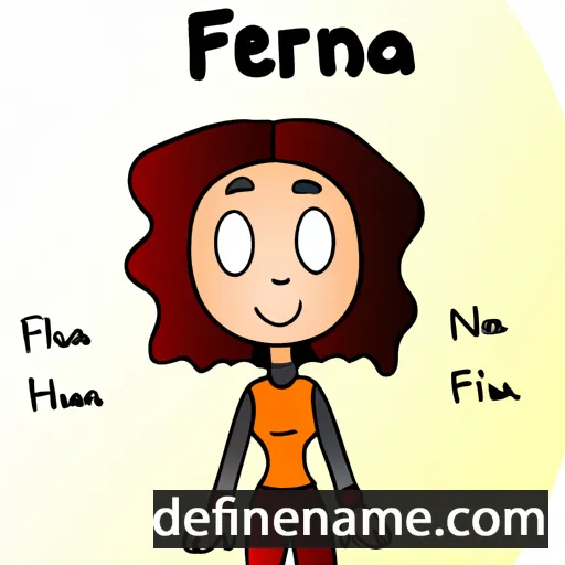 cartoon of the name Feruna