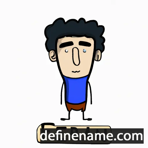 cartoon of the name Ferzan