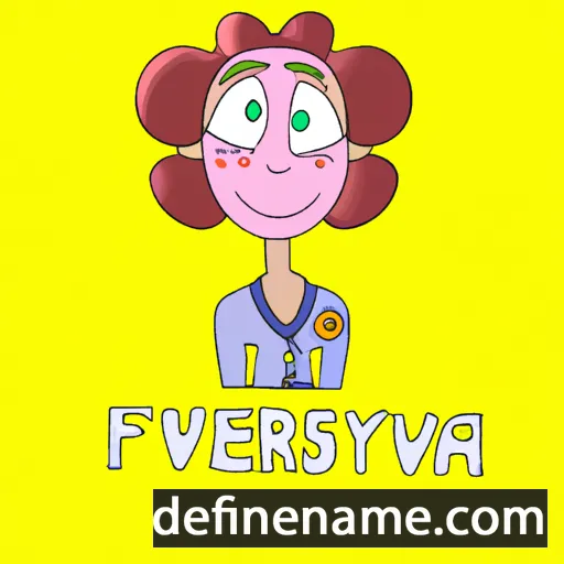 cartoon of the name Fevrosiya