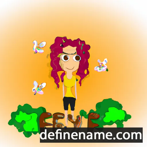 cartoon of the name Fey