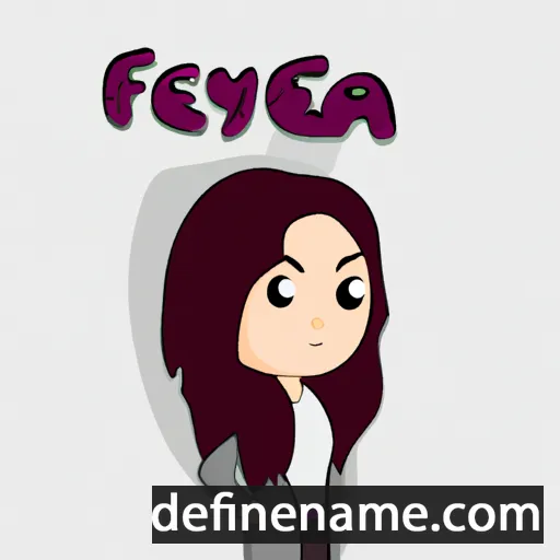 cartoon of the name Feyoena