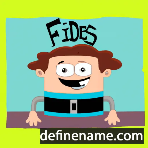 cartoon of the name Fídes