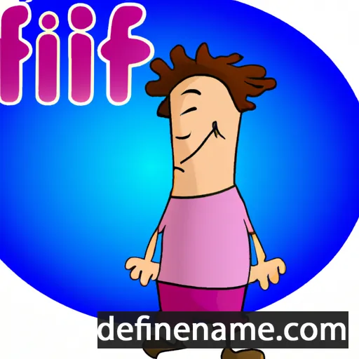 cartoon of the name Fibi