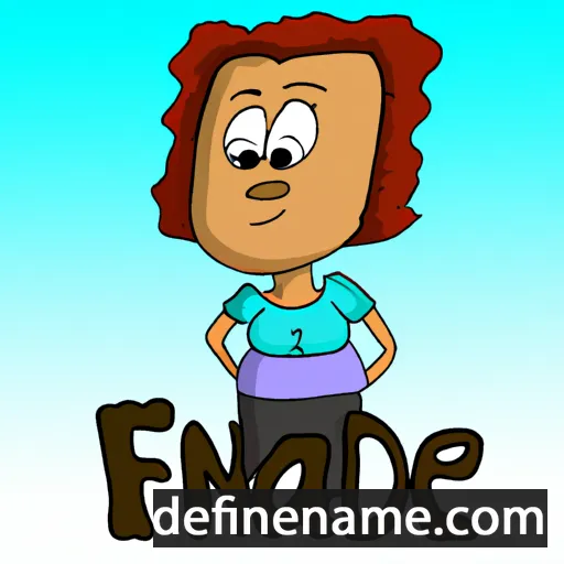 cartoon of the name Fidane