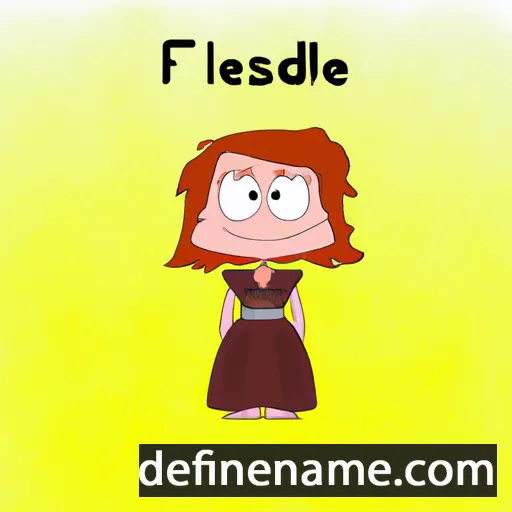 cartoon of the name Fidelise