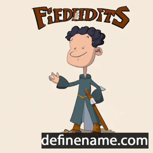 cartoon of the name Fidentius