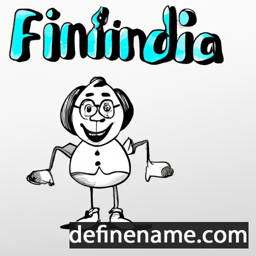 cartoon of the name Fidinirina