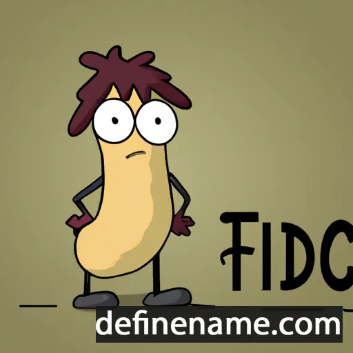 cartoon of the name Fidiricu