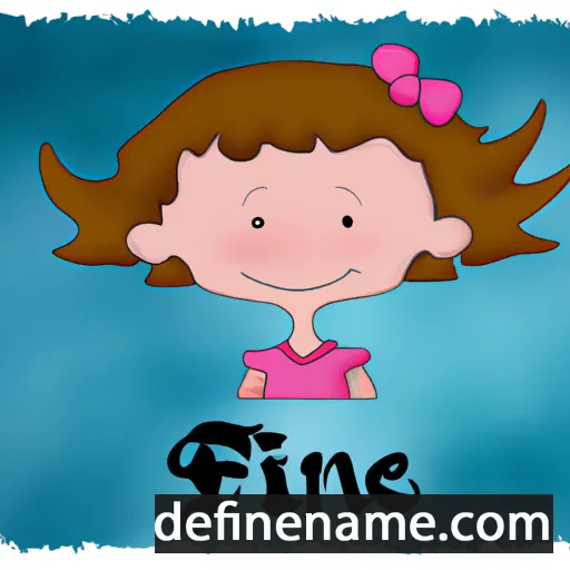 cartoon of the name Fifine