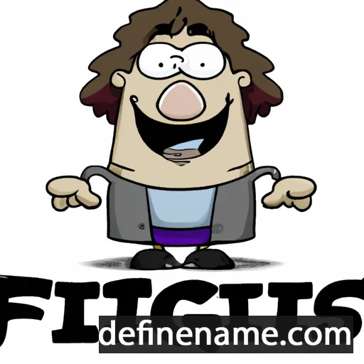 cartoon of the name Figgins