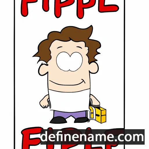 cartoon of the name Filippe