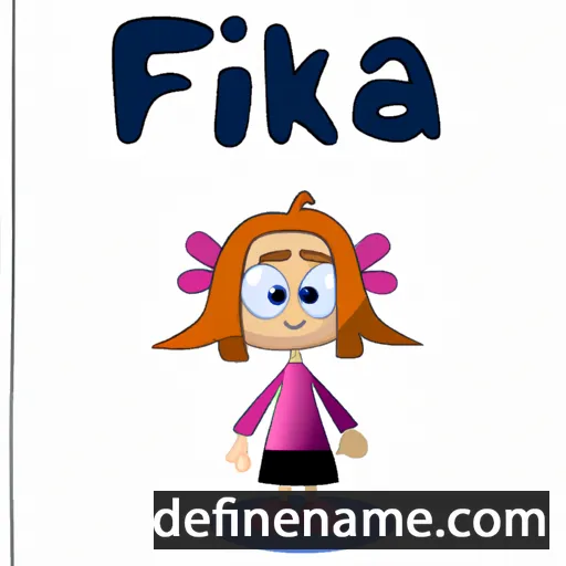 cartoon of the name Filka