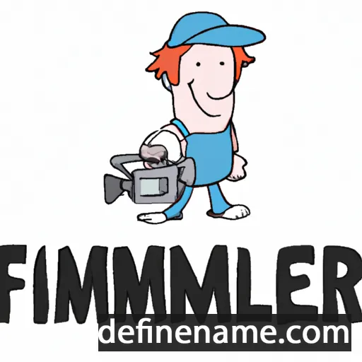 cartoon of the name Filmer