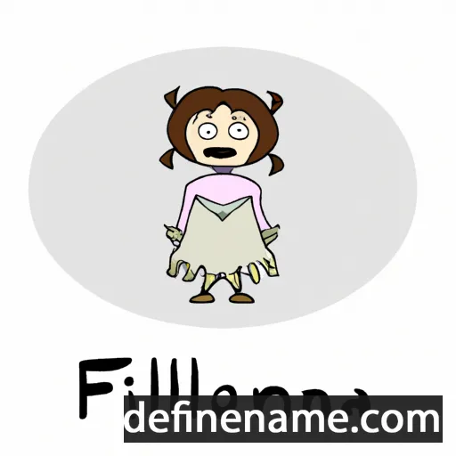 cartoon of the name Filonila