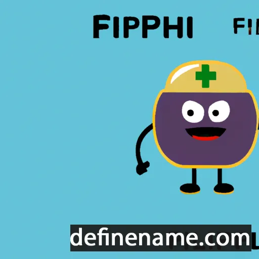 cartoon of the name Filopimin