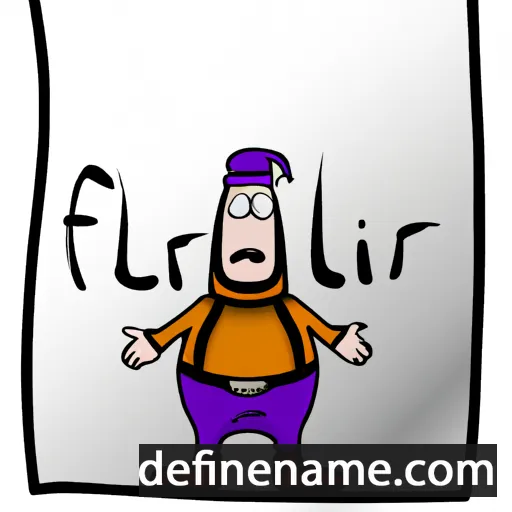 cartoon of the name Filtiarn