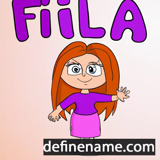 cartoon of the name Filya