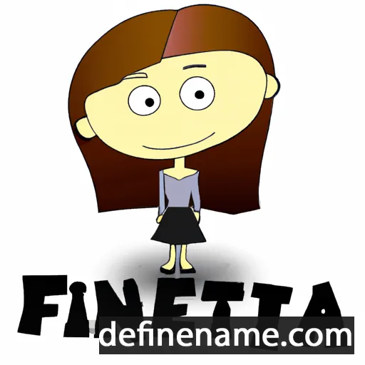 cartoon of the name Finetta