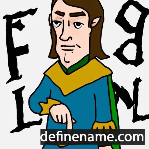 cartoon of the name Fingolfin