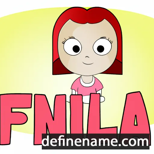 cartoon of the name Finila