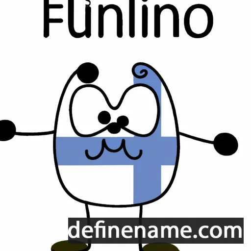 cartoon of the name Finland