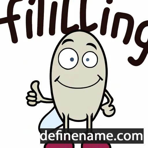 cartoon of the name Finlugh