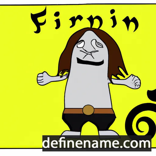 cartoon of the name Finnbjǫrn