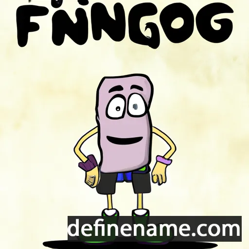 cartoon of the name Finnboga