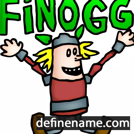 cartoon of the name Finnboge