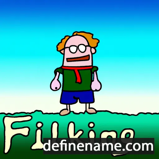 cartoon of the name Finnkjell