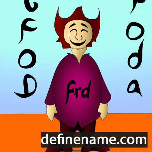 cartoon of the name Fiodar