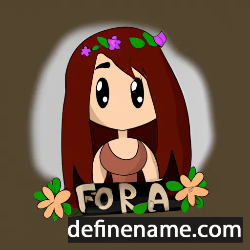 cartoon of the name Fiora