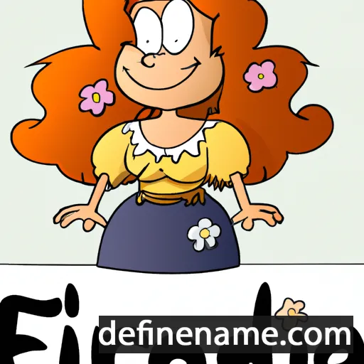 cartoon of the name Fiorinda