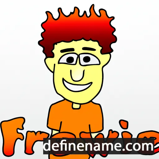 cartoon of the name Firew