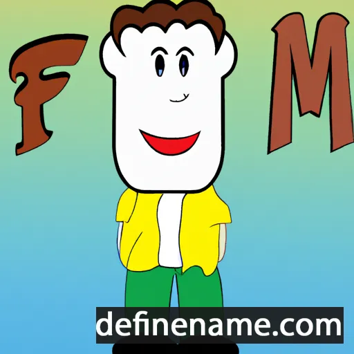 cartoon of the name Firman