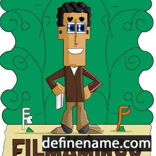 cartoon of the name Firmiliano