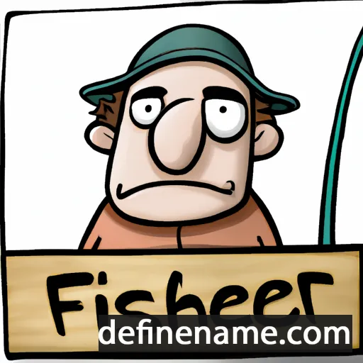 cartoon of the name Fischer