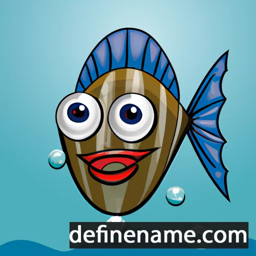 cartoon of the name Fish