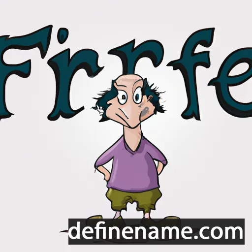 cartoon of the name Fitore