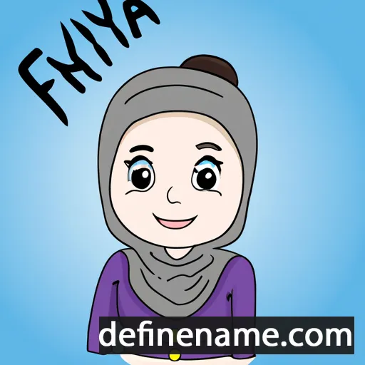 Fitriyana cartoon