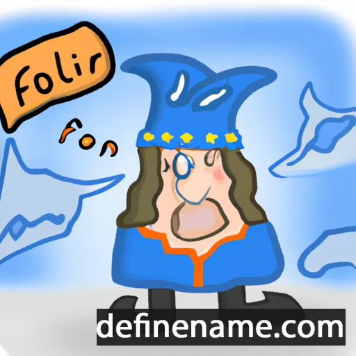 Fjólar cartoon