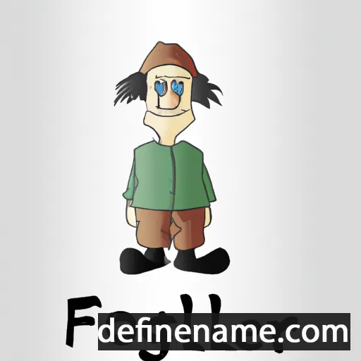 cartoon of the name Fjolner