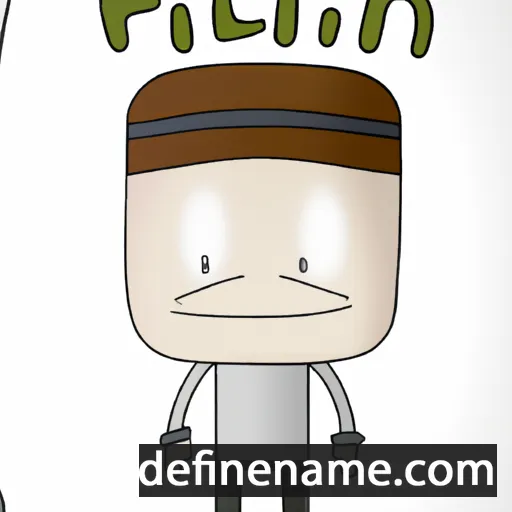 cartoon of the name Flaín