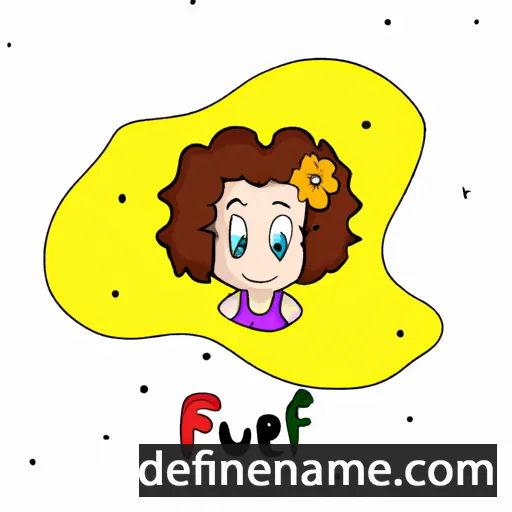 cartoon of the name Fleure