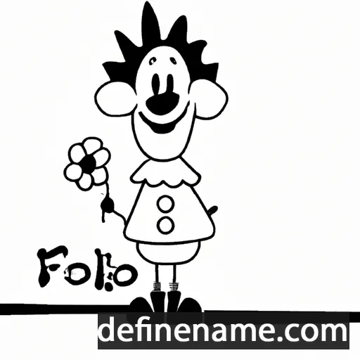 cartoon of the name Flório